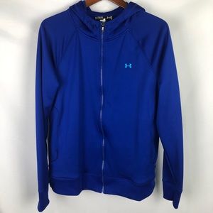 Under Armour XL Semifitted Blue Full Zip